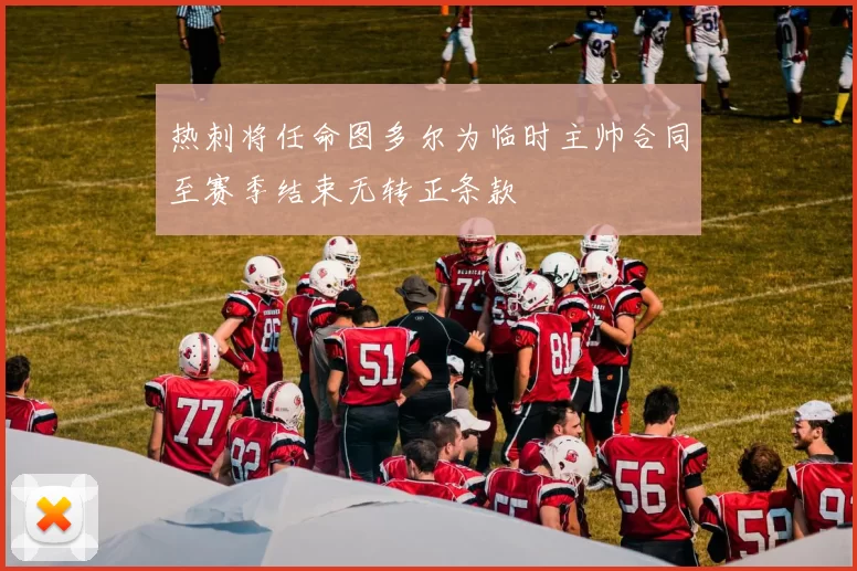 热刺将任命图多尔为临时主帅合同至赛季结束无转正条款